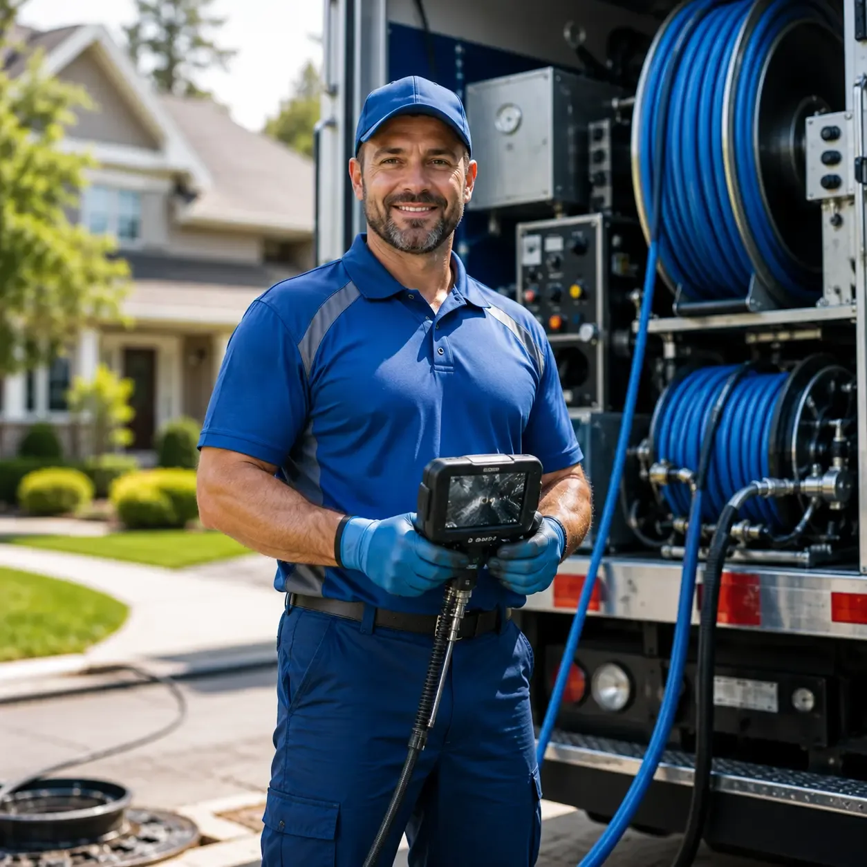 Local outdoor drain cleaning specialists in Penfield, PA